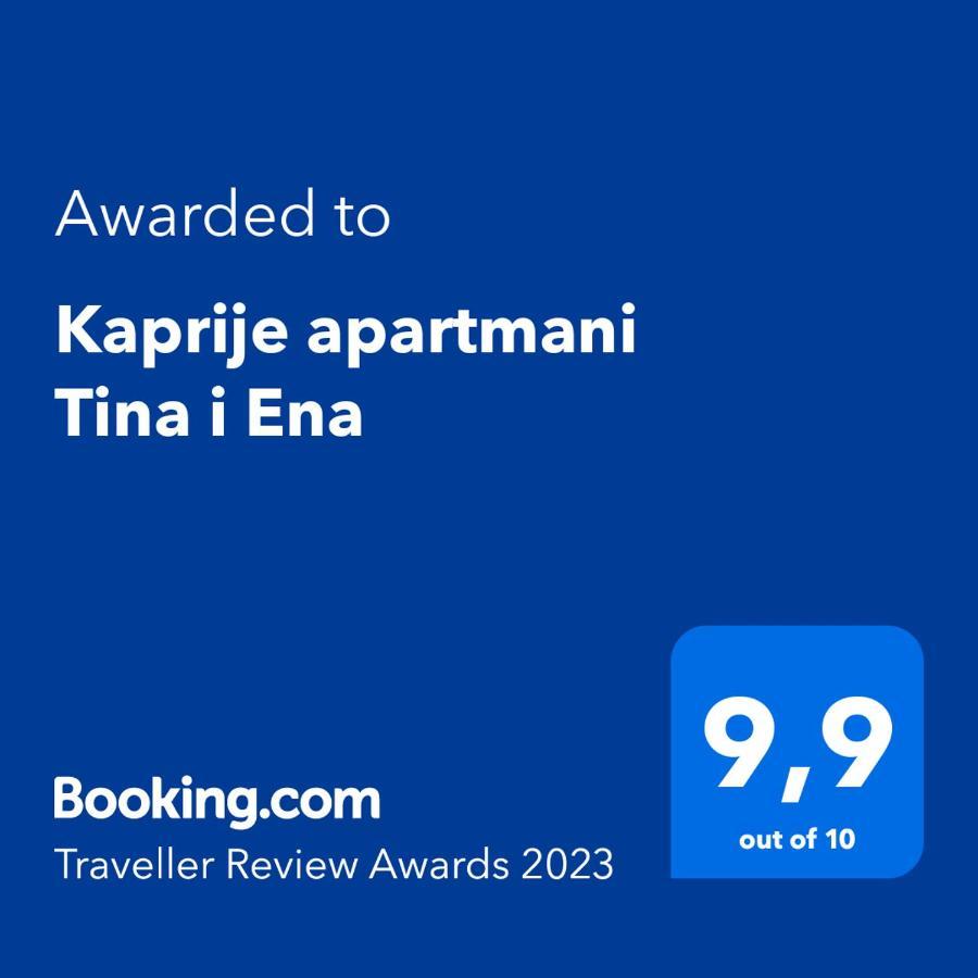 Kaprije Apartmani Tina I Ena Exterior foto